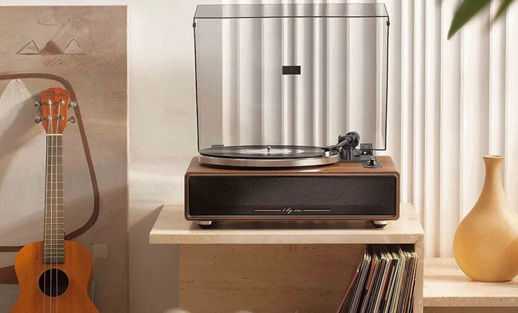 all in one record player